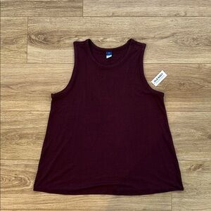 Old Navy Women's Deep Burgundy Tank Top